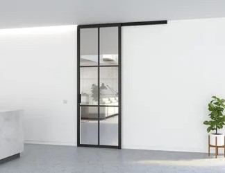 aluminium binnendeur met glas
