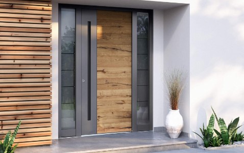 massief houten voordeur